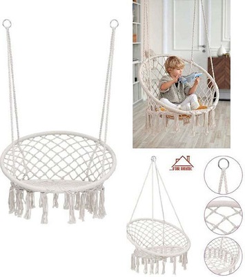 Κούνια Κρεμαστή Λευκή 60X80cm.