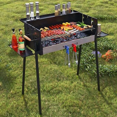 Ψησταριά BBQ 77,5X71X122 εκ.