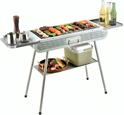 Φορητή Ψησταριά Κάρβουνου 102x44x83εκ