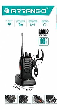  Ασύρματος Πομποδέκτης  χωρίς Οθόνη