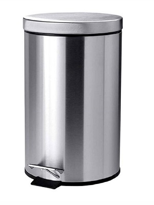 Πεντάλ inox 5lit.