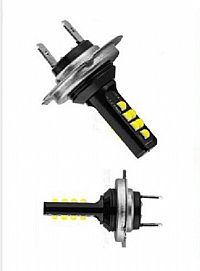  H7- Car Led 12Smd Light Bulb 3030 Chipset