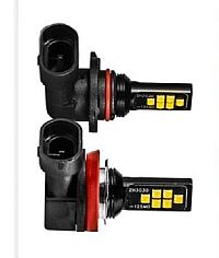 Λάμπα Αυτοκίνητου H10  Can-Bus Series LED 12 SMD 3030 8W 1200lm 360° DC 12V IP20 Ψυχρό Λευκό 6000K