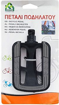 Πετάλια Ποδηλάτου Πλατφόρμα Μαύρα