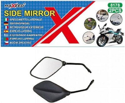 Καθρέπτες Μοτοσυκλέτας 2τμχ Μαύρο