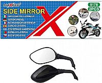 Καθρέπτες Μοτοσυκλέτας 2τμχ Μαύρο