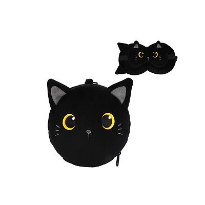 ΜΑΞΙΛΑΡΙ i-TOTAL XL2527 BLACK CAT+SLEEP MASK 19x18cm