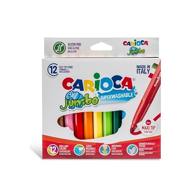 ΜΑΡΚΑΔΟΡΟΙ CARIOCA JUMBO /12 ΤΜΧ.