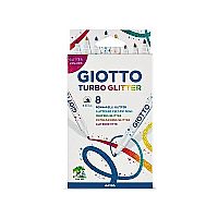 ΜΑΡΚΑΔΟΡΟΙ GIOTTO GLITTER TURBO 8τεμ