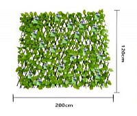 Συνθετικό Πάνελ Φυλλωσιάς 1.2x2m μοβ λουλουδακι