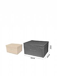 Υφασμάτινο Κουτί Αποθήκευσης με Καπάκι  60x40x30cm