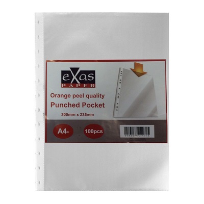 ΖΕΛΑΤΙΝΕΣ eX-OFFICE ΕΝΙΣΧΥΜΕΝΕΣ Α4+ TOP OR.PEEL 100 ΤΕΜ