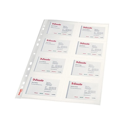 ΖΕΛΑΤΙΝΕΣ ESSELTE  ΓΙΑ BUSIN. CARD 8Θ 10Τ