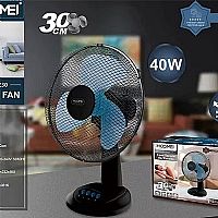 Hoomei Επιτραπέζιος Ανεμιστήρας 40W Διαμέτρου 30cm