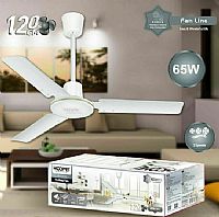 Hoomei Ανεμιστήρας Οροφής 120cm Ασημί