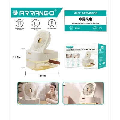 Ανεμιστήρας Επιτραπέζιος Με Ψεκασμό 