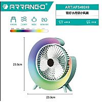 Μίνι Ανεμιστήρας Επιτραπέζιος Με Φωτισμό Led