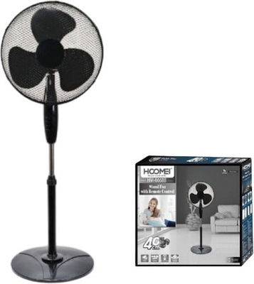 Hoomei Ανεμιστήρας Ορθοστάτης 45W Διαμέτρου 40cm