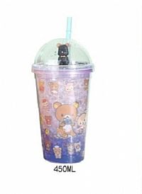 ΠΟΤΗΡΙ ΠΛΑΣΤΙΚΟ ΜΕ ΚΑΠΑΛΙ ΚΑΛΑΜΑΚΙ 450ml.