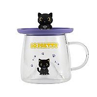 ΚΟΥΠΑ i-TOTAL GLASS  CHARMY BLACK CAT