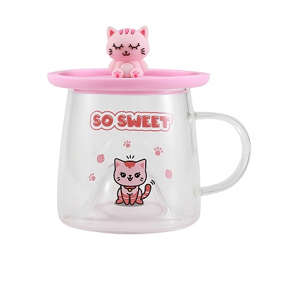 ΚΟΥΠΑ i-TOTAL GLASS  CHARMY PINK CAT