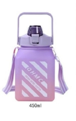 Παγούρι νερού με ιμάντα μεταφοράς 450ml 