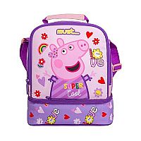 Τσαντάκι Φαγητού Peppa Pig Super Cool Must Ισοθερμικό 2 Θήκες