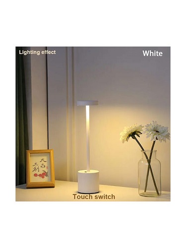  Επιτραπέζιο Διακοσμητικό Φωτιστικό LED Μπαταρίας Λευκό