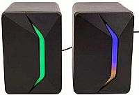 Ηχεία Υπολογιστή 2.0 με RGB Φωτισμό και Ισχύ 6W