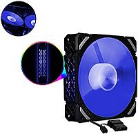 Case Fan 120mm με Μπλε Φωτισμό και Σύνδεση 3-Pin / 4-Pin Molex
