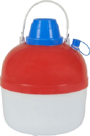 Θερμός Πλαστικό 5lt Κόκκινο