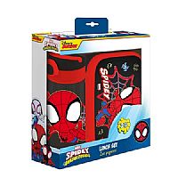 Σετ Φαγητού Spidey And His Amazing Friends Φαγητοδοχείο 800ml-Παγούρι PP 500ml