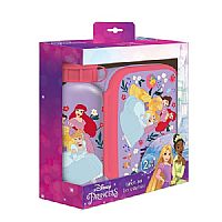 Σετ Φαγητού Disney Princess Φαγητοδοχείο 800ml-Παγούρι Αλουμινίου 500ml