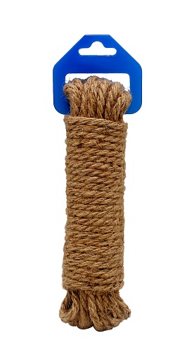  Σχοινί Στριφτό 4mm 10m Γιούτα