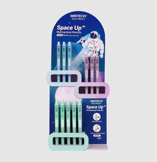 ΜΟΛΥΒΙ ΜΗΧΑΝΙΚΟ 0.7mm SPACE UP ΠΡΑΣΙΝΟ